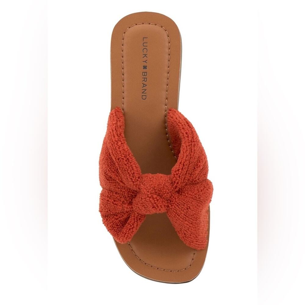 Lucky Brand Brittani Terry Cloth Slide size 7.5 (b15)
